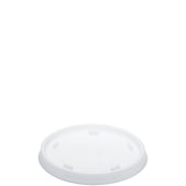 Lid Straw Slotted Translucent F/ Foam Cups & Containers