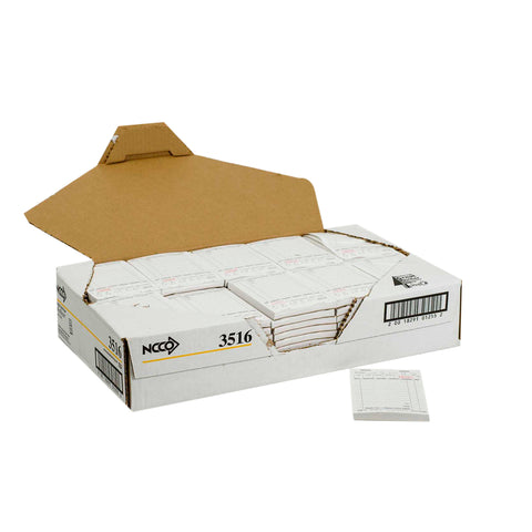 National Checking Company Waitrpad Paper, 3.5 x 5.125 inch -- 10000 per case.