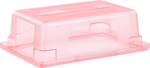 StorPlus™ CONTAINER FOOD BOX STORAGE COLOR-CODED RED 18X12X6 3.5 GAL
