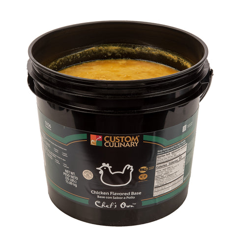 Custom Culinary® Chicken Flavored Soup Base 25 lb. Pail