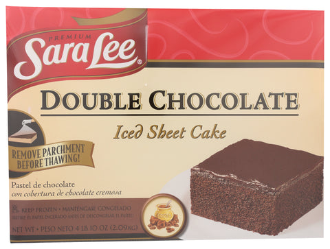 Sara Lee CAKE DOUBLE CHOCOLATE SHEET ICED 12X16