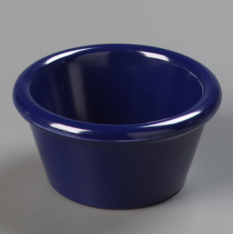 Carlisle RAMEKIN SMOOTH MELAMINE COBALT BLUE 2 OZ
