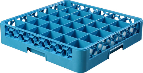 OptiClean™ RACK GLASS 36-COMPARTMENT CARLISLE BLUE