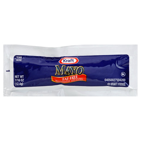 Kraft MAYONNAISE FAT FREE SINGLE SERVE POUCH