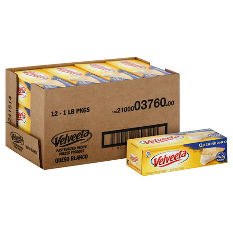 Velveeta Queso Blanco Cheese Loaf, 1 Pound -- 12 per case.