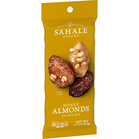 Sahale Snacks Honey Almond Glazed Mix, 1.5 Ounce -- 108 per case.