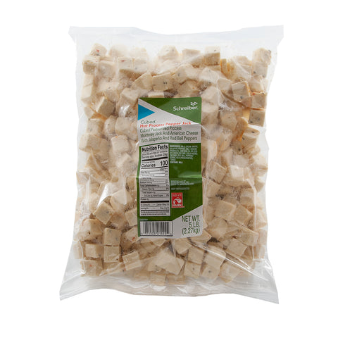 Schreiber CHEESE PEPPER JACK HOT CUBE .75