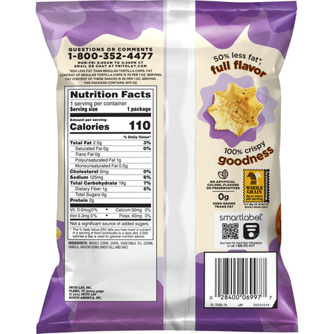 Tortilla Chip Scoops Sensible Single Serve