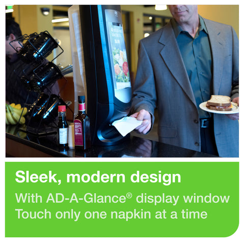 Dispenser Napkin Signature Stand Black