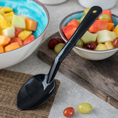 Spoon Serving Solid Black 11