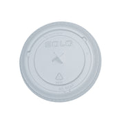 Lid Plastic Translucent Straw Slot
