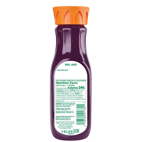 Tropicana Pure Premium JUICE GRAPE 100% PLASTIC BOTTLE