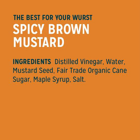 Sir Kensingtons Spicy Brown Mustard, 9 Ounce -- 6 per case.