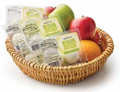 Sunny Fresh™ EGG ASAP! ® HARD COOKED PEELED REFRIGERATED IW