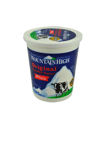 Mountain High Original Style Plain Yogurt, 32 Ounce -- 6 per case.