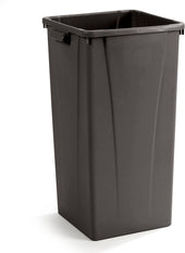 Carlisle CONTAINER WASTE CENTURIAN™ SQUARE TALL TRASH CAN BROWN 23 GAL
