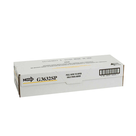 National Checking Rectangular Medium Cardboard Green 15 Lines One-Part Guest Check, 6.75 x 3.5 inch -- 2500 per case