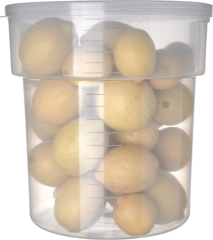 Carlisle BAINS MARIE FOOD STORAGE CONTAINER TRANSLUCENT 18 QT