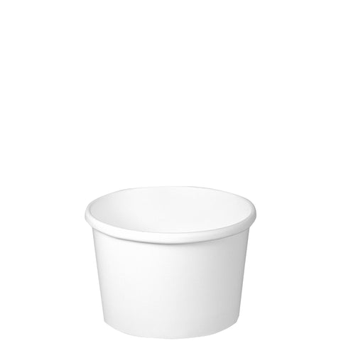Solo® White CONTAINER PAPER FOOD DOUBLE SIDED POLY FLEXSTYLE® 8 OZ