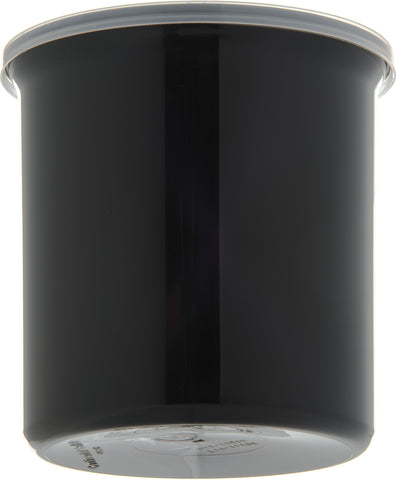 Carlisle CROCK POLY-TUF™ W/ LID BLACK 1.2 QT