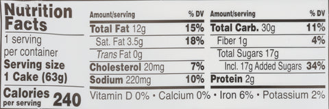 Sara Lee Iced Carrot Cake, 2.25 Ounce -- 24 per case.