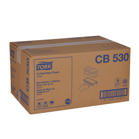 Tork Universal TOWEL HAND C-FOLD WHITE 1-PLY 10.1X12.8