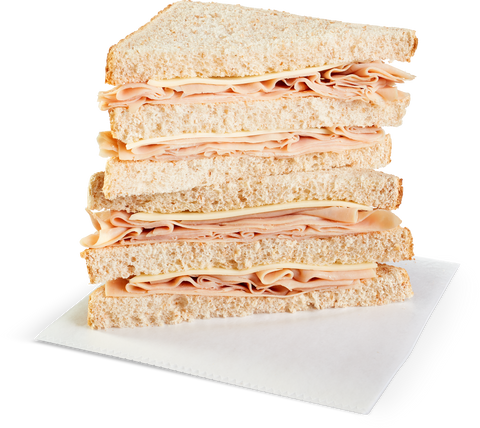 Landshire Big Daddy® SANDWICH TURKEY & CHEESE CLUB 6 OZ 10000001452