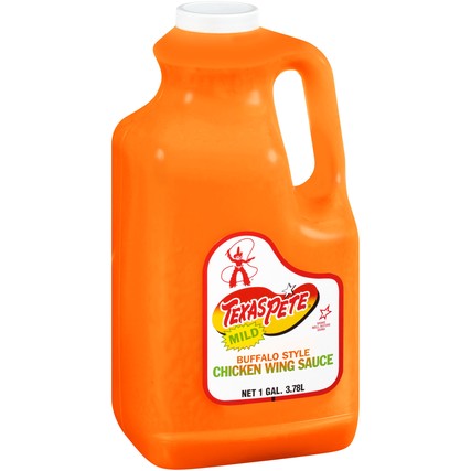 Texas Pete Chicken Wing Sauce, Mild, 1 Gallon -- 4 Case