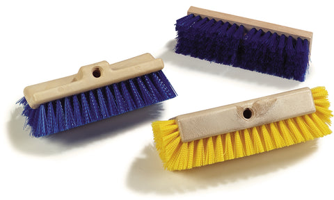Flo-Pac® BRUSH DUAL SURFACE® FLOOR SCRUB W/POLYPROPYLENE BRISTLES CARLISLE BLUE 10