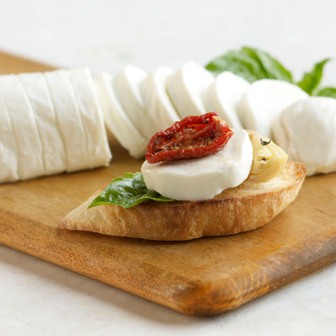 Belgioioso CHEESE MOZZARELLA FRESH LOG SLICED CRYOVAC