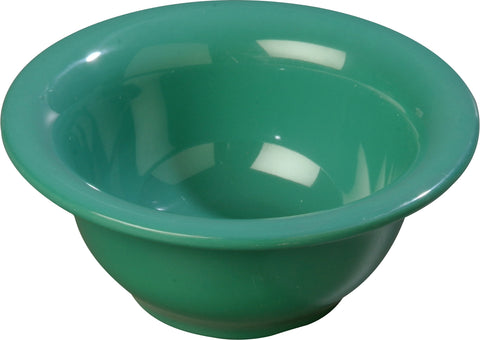 Carlisle BOWL NAPPIE RIMMED DURUS® MELAMINE GREEN 10 OZ