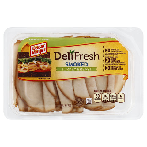 Oscar Mayer TURKEY BREAST SMOKED DELI SHAVED REFRIGERATED