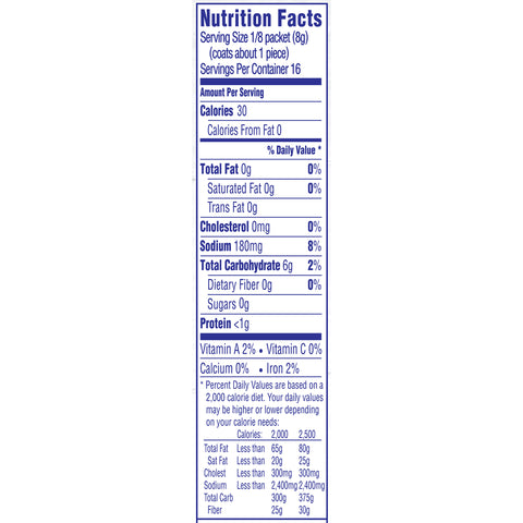 Breading Coating Mix Original Chicken