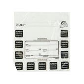 National Checking BAG PORTION COLOR CODED BLACK SUNDAY 6.5X7