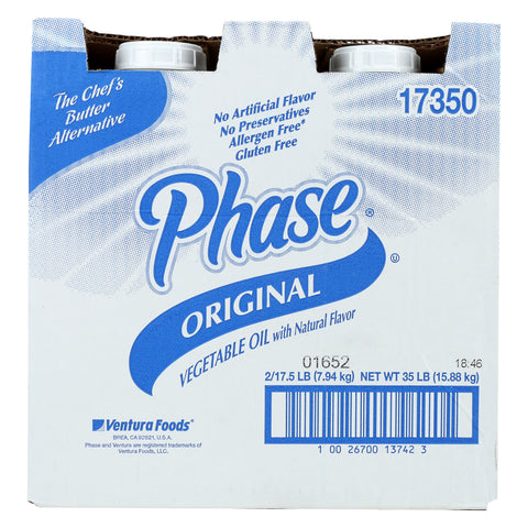 Phase Zero Trans Fat Liquid Butter Alternative, 35 Pound -- 2 per case.
