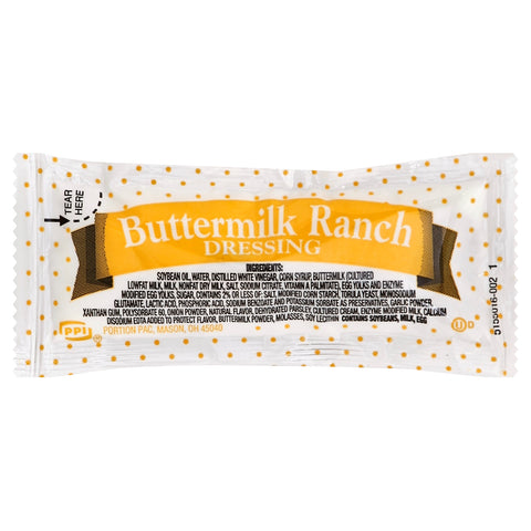 Portion Pac Buttermilk Ranch Dressing, 12 Gram -- 200 Count