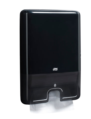 Tork Xpress® DISPENSER TOWEL HAND INTERFOLD PLASTIC BLACK