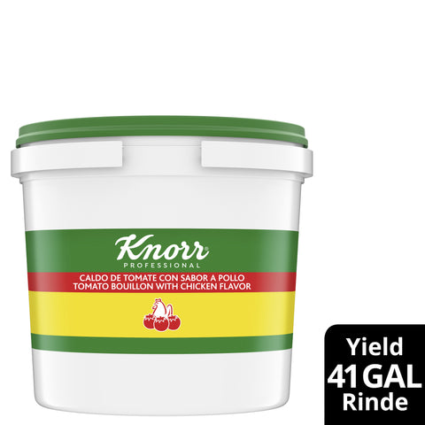 Knorr Professional Base Caldo de Tomate Tomato with Chicken Bouillon Base, 4.4 pound -- 4 per case