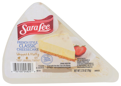 Sara Lee Frozen CHEESECAKE FRENCH STYLE CLASSIC SLICES