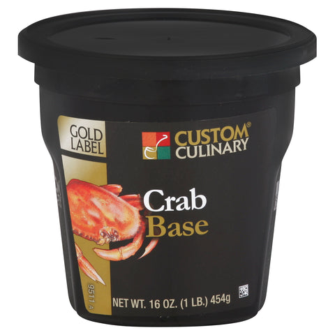 Custom Culinary Gold Label Crab Base, 1 Pound -- 6 per case.