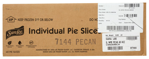 Sara Lee Frozen PIE SLICE SOUTHERN PECAN IW