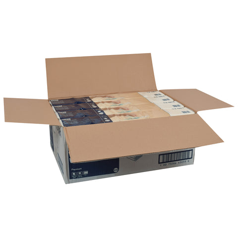 Tork White 2-Ply Premium Xpressnap Interfold Dispenser Napkins, 8.5 x 8.5 inch - 500 per pack -- 8 packs per case