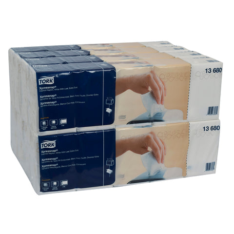 Essity Tork 2 Ply Premium Xpressnap White Dispenser Napkin, 13 x 8.5 inch -- 4000 per case