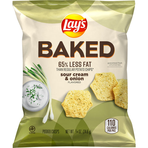 Chip Potato Crisps Sour Cream & Onion Single Serve Sensible