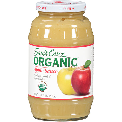 Santa Cruz Organic Apple Sauce, 23 Ounce -- 12 per case.