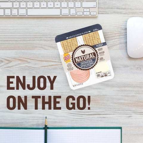 Oscar Mayer HAM CHEESE MONTEREY JACK SNACK W/ WHOLE WHEAT CRACKERS