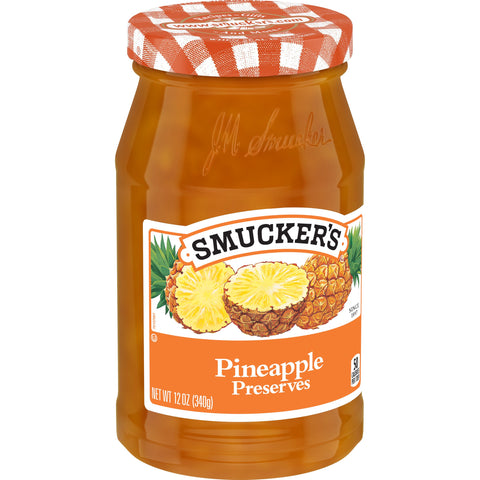 Smuckers Pineapple Preserves, 12 Ounce -- 12 per case