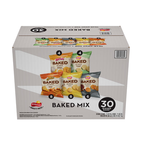 Frito Lay Baked Mix Snacks - Variety Cube Pack, 36.75 Ounce -- 60 per case