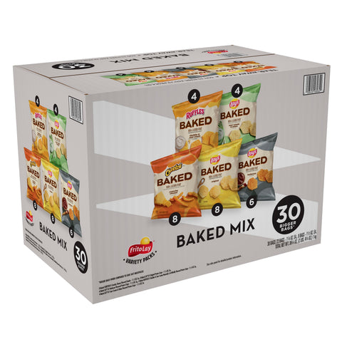Frito Lay Baked Mix Snacks - Variety Cube Pack, 36.75 Ounce -- 60 per case