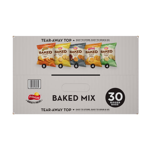 Frito Lay Baked Mix Snacks - Variety Cube Pack, 36.75 Ounce -- 60 per case